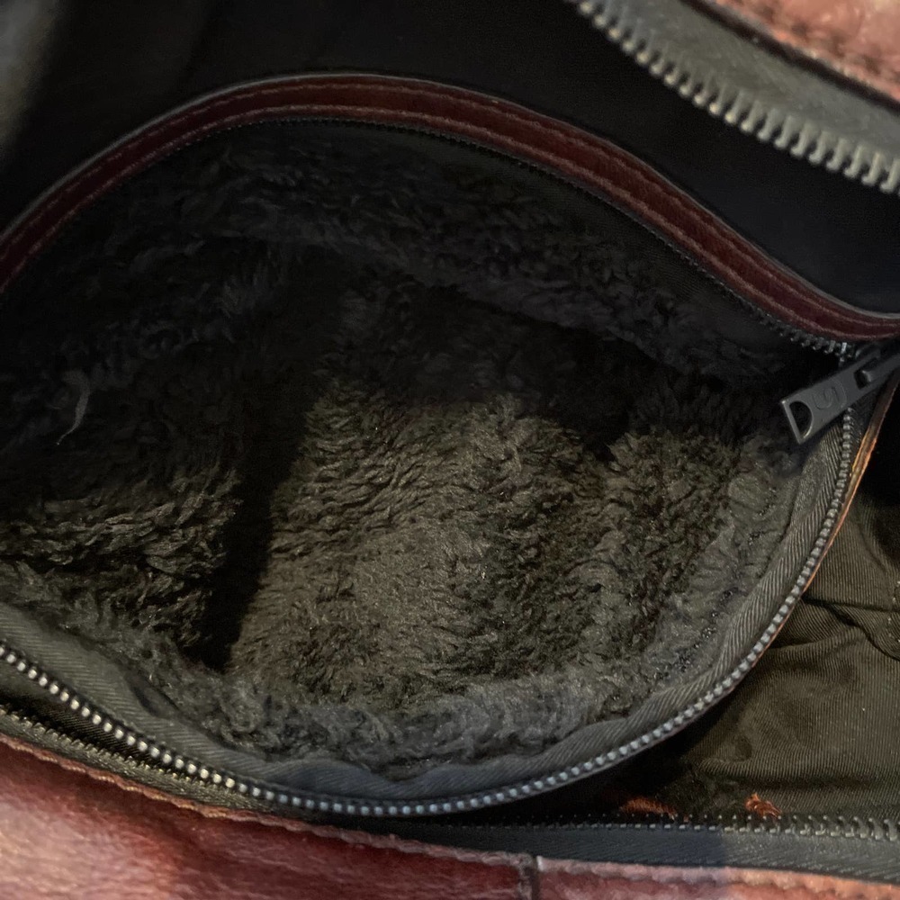 ROGUE VINTAGE LEATHER SHERPA LINES WEEKENDER BAG - Picture 8 of 10